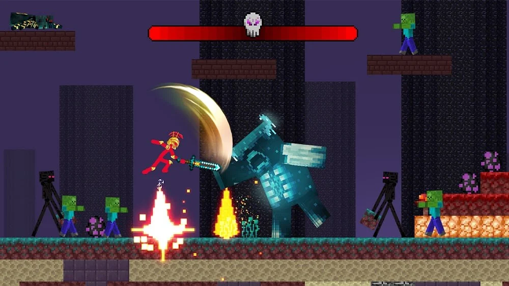 Stickman vs Craftman screenshot 5
