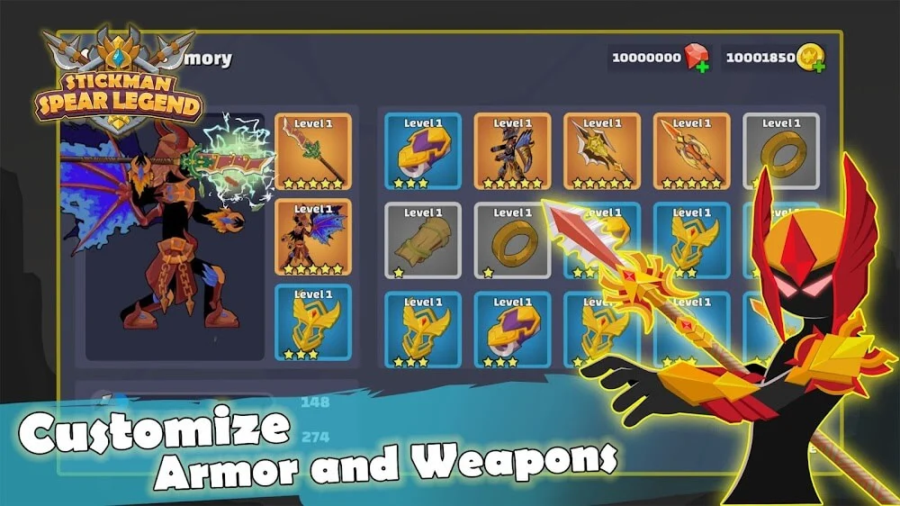 Stickman Spear Legend screenshot 4