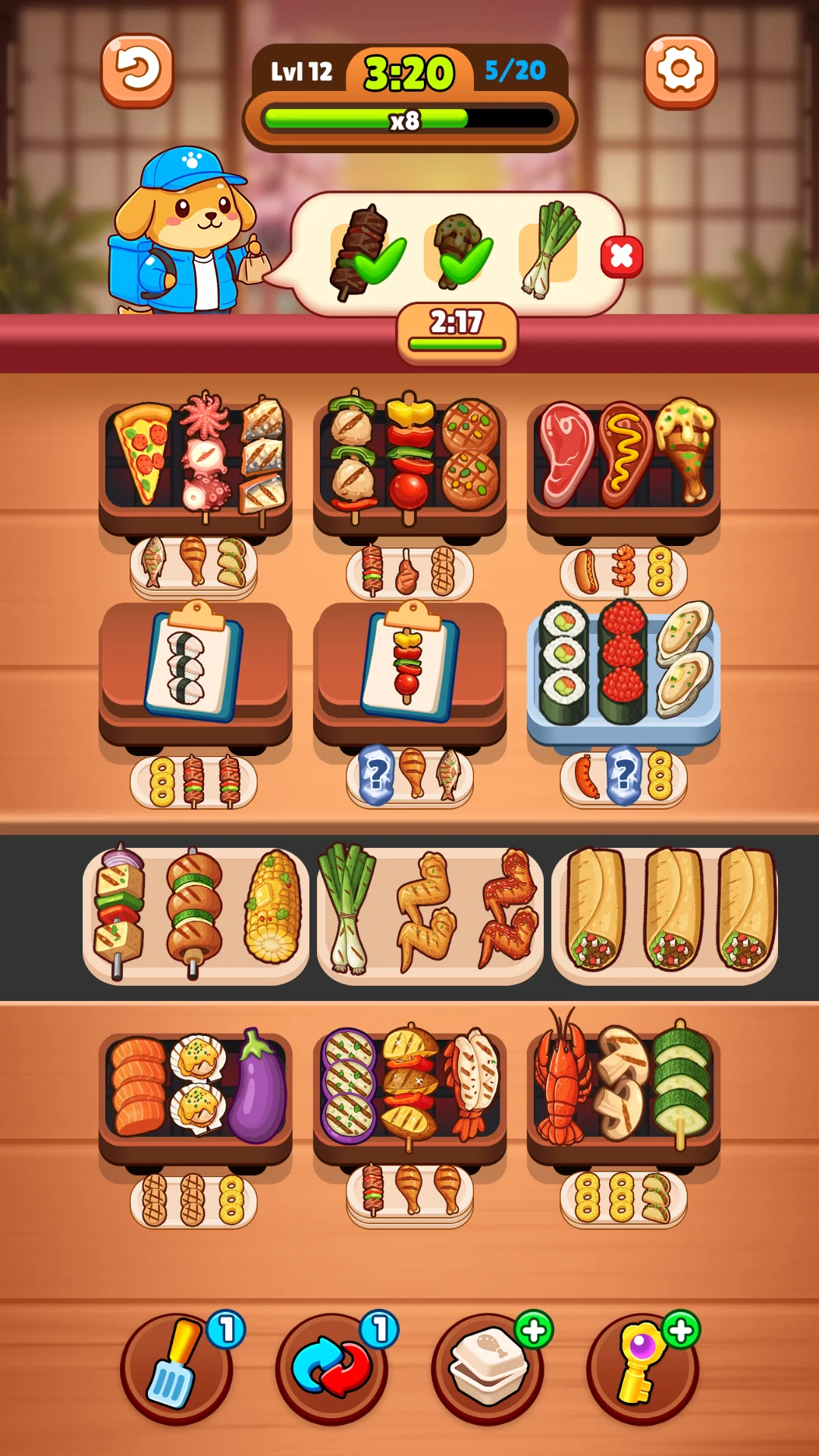 Tasty Skewer Match screenshot 2