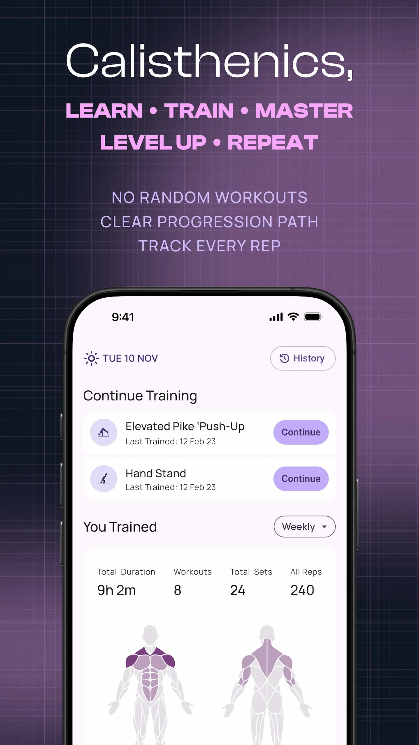 Calistack: Calisthenics Skills screenshot 2