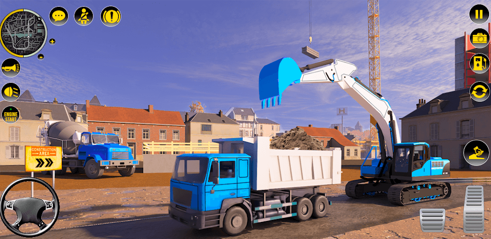 Stickman City Construction screenshot 1