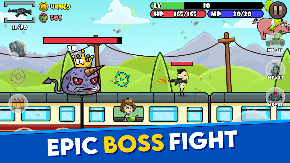 Stickman and Gun: Zombie War screenshot 6