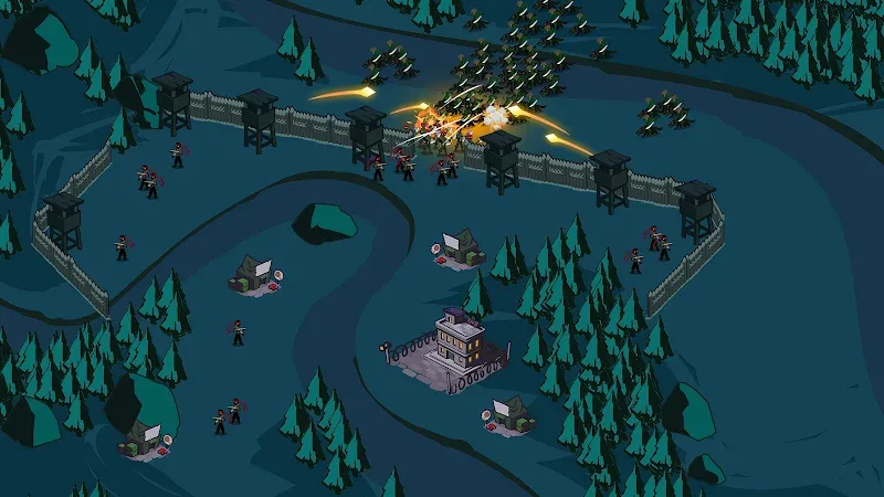 Stick World Z: Zombie War TD screenshot 5