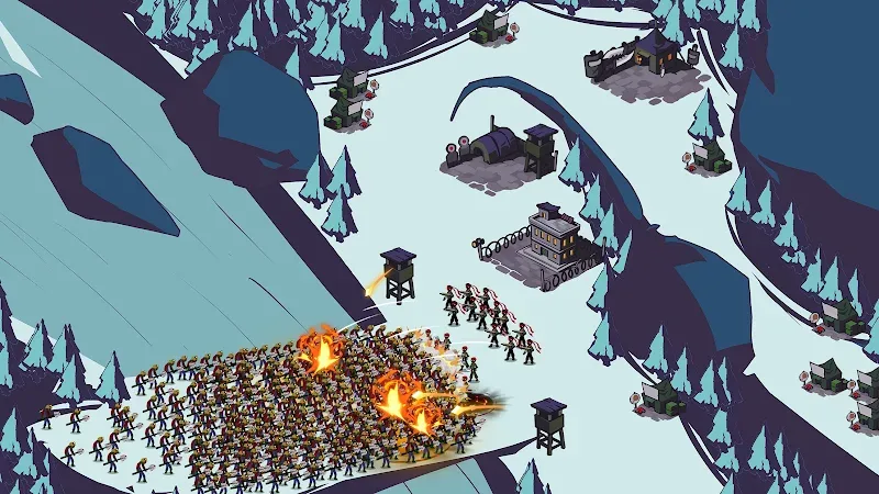Stick World Z: Zombie War TD screenshot 3