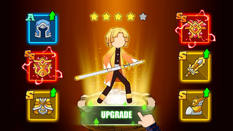 Stick Demon Fight: Idle RPG screenshot 5
