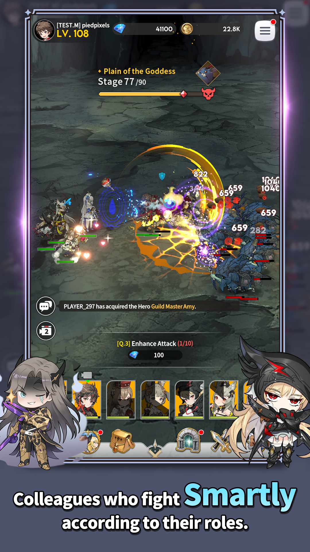 Gran Saga Idle:KNIGHTSxKNIGHTS screenshot 2