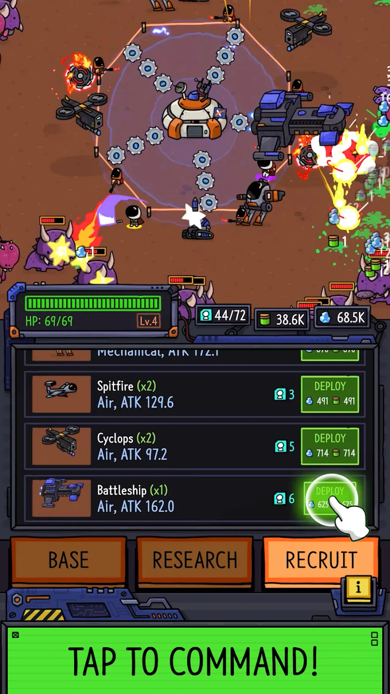 SpaceXYZ: Idle Tower Defense screenshot 6
