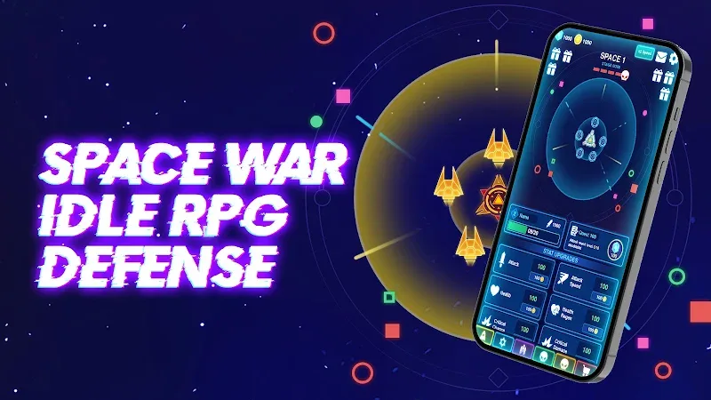 Space War: Idle RPG Defense screenshot 2