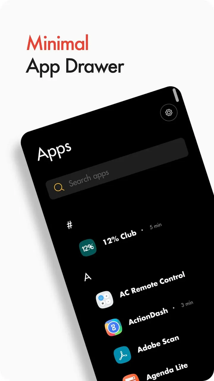 Flow Minimalist Launcher screenshot 5