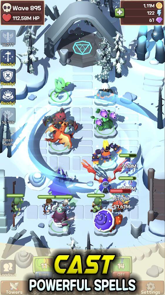 Idle Monster TD Evolved screenshot 5