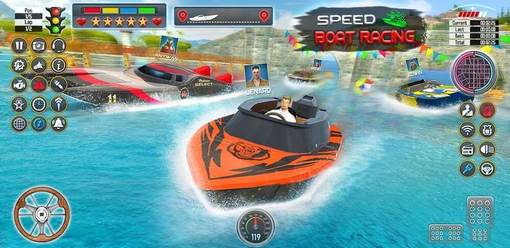 Speed Boat Racing screenshot 1