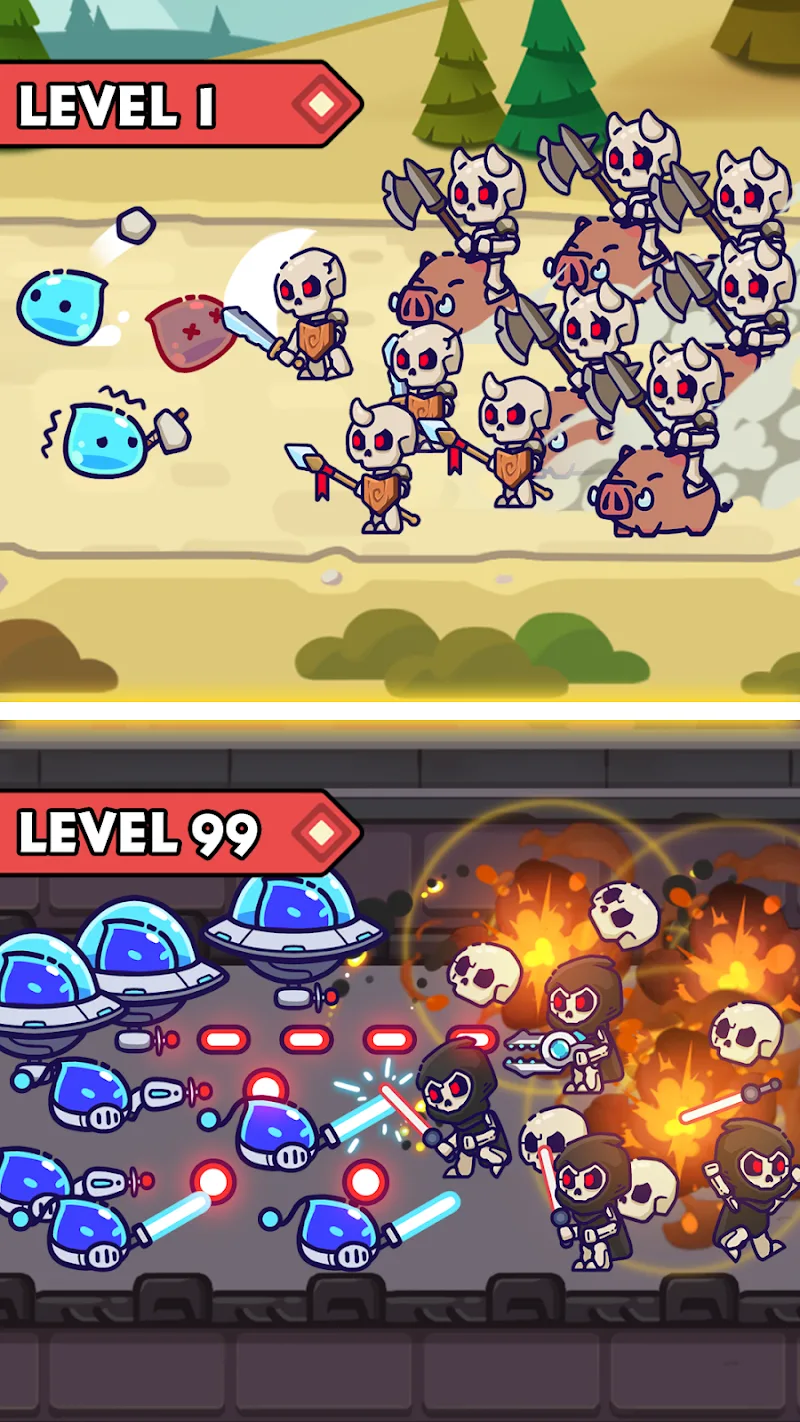 Slime Warrior: Age of War screenshot 5