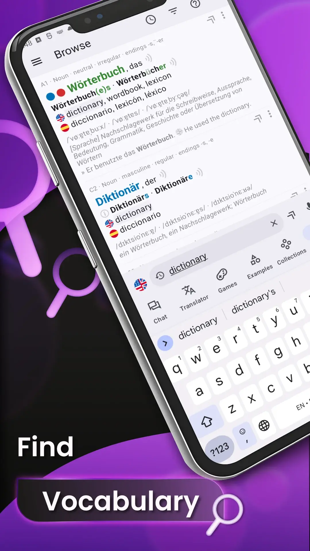 Nouns German Dictionary screenshot 2