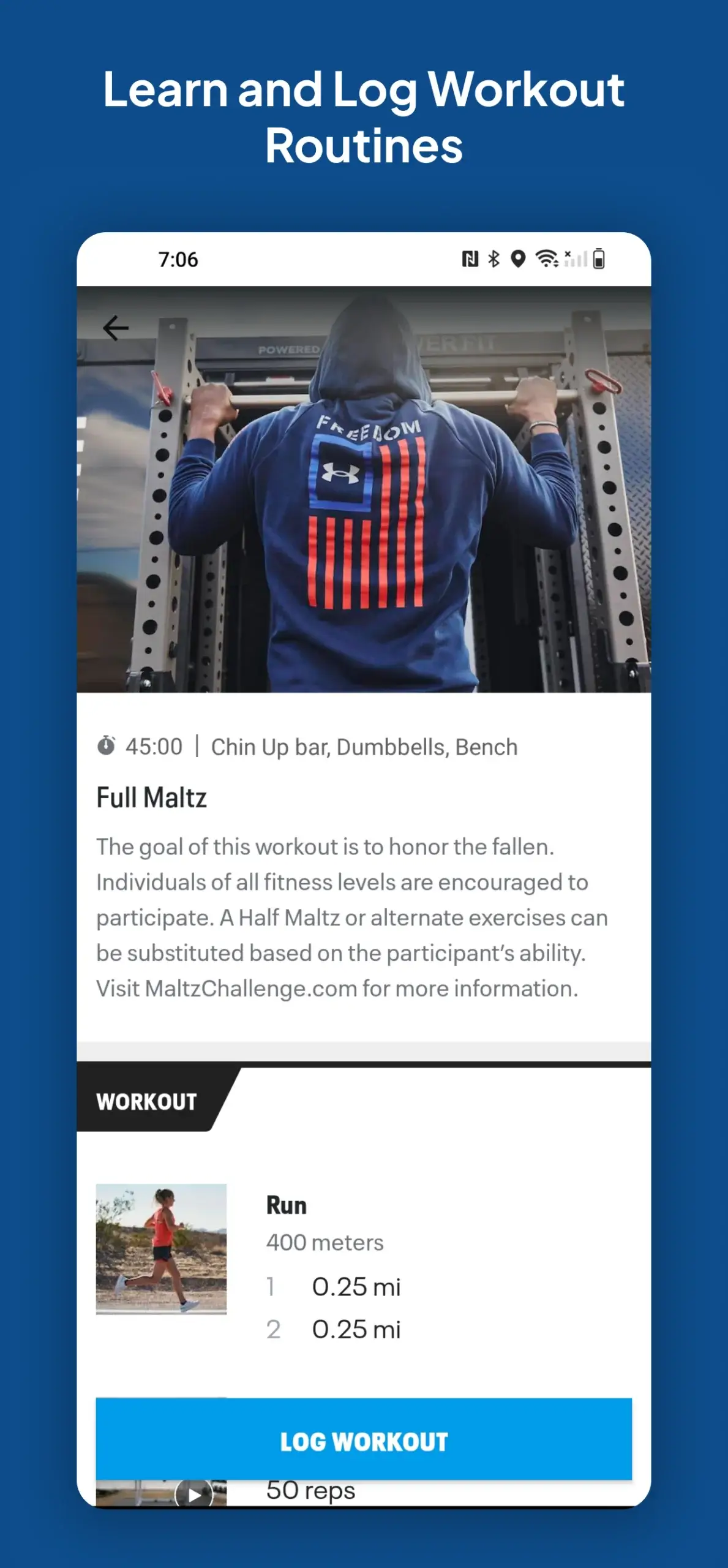 Map My Fitness Workout Tracker screenshot 3