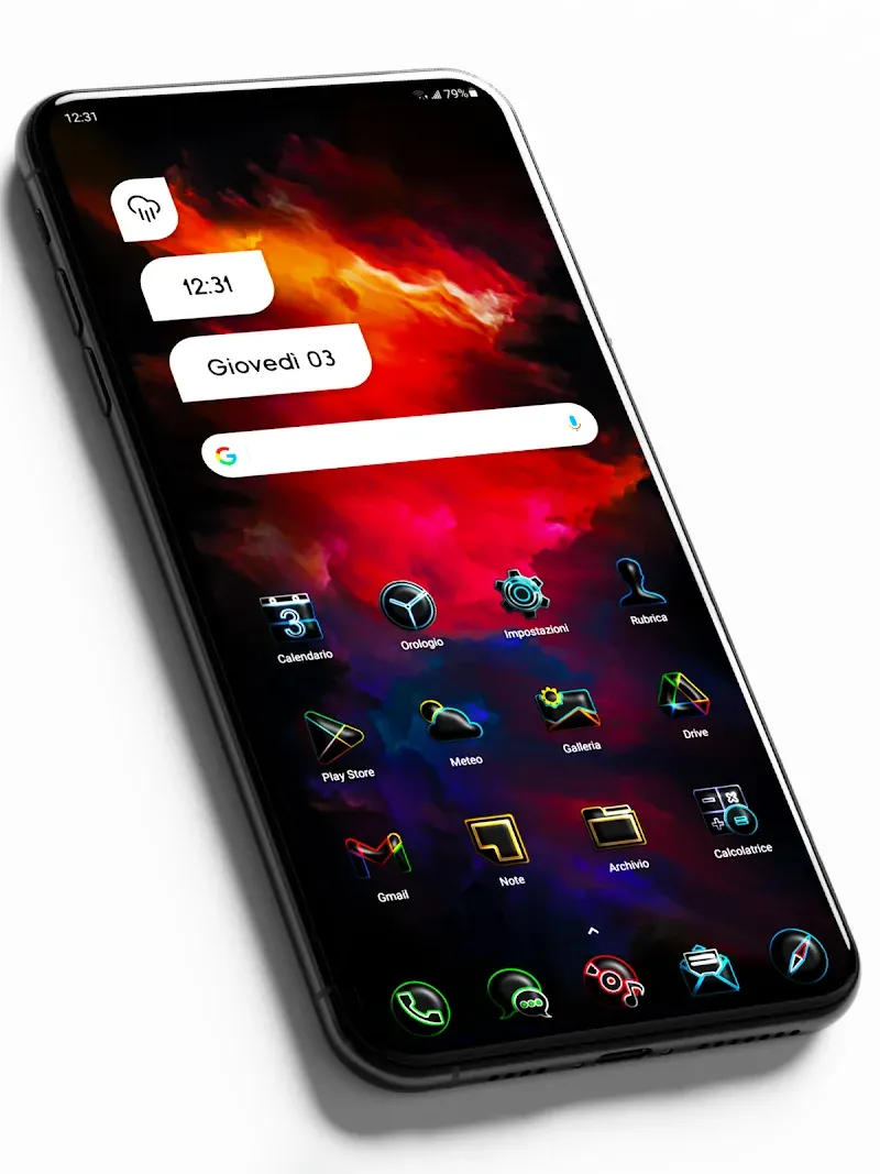 Flixy 3D - Icon Pack screenshot 2