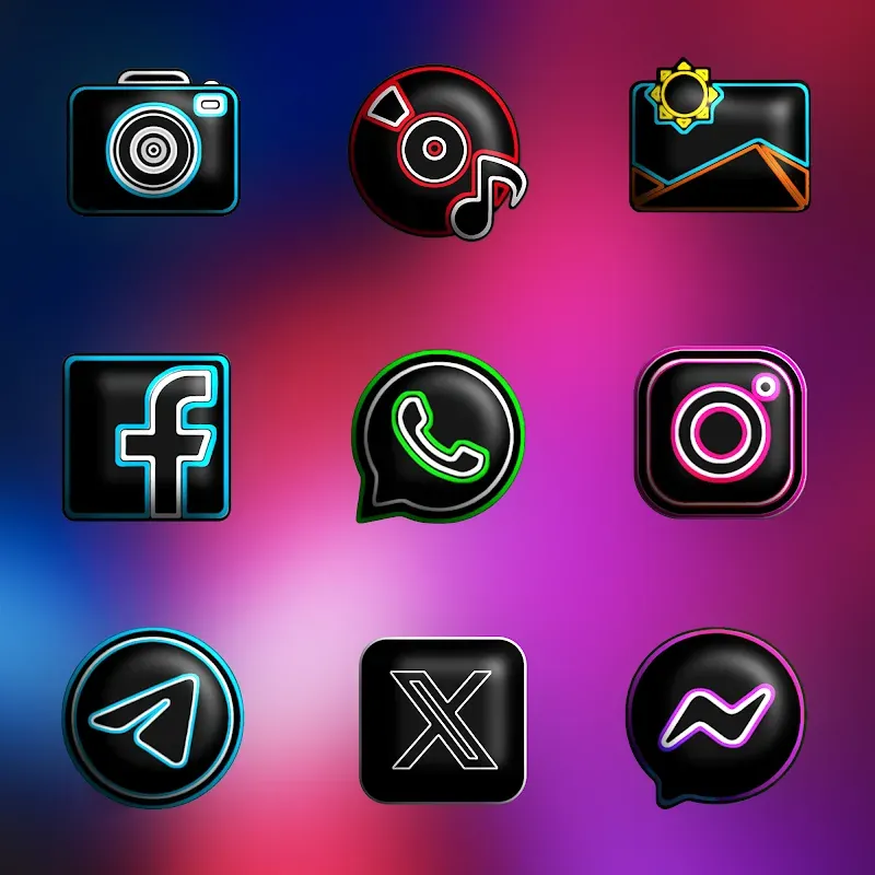 Flixy 3D - Icon Pack screenshot 4