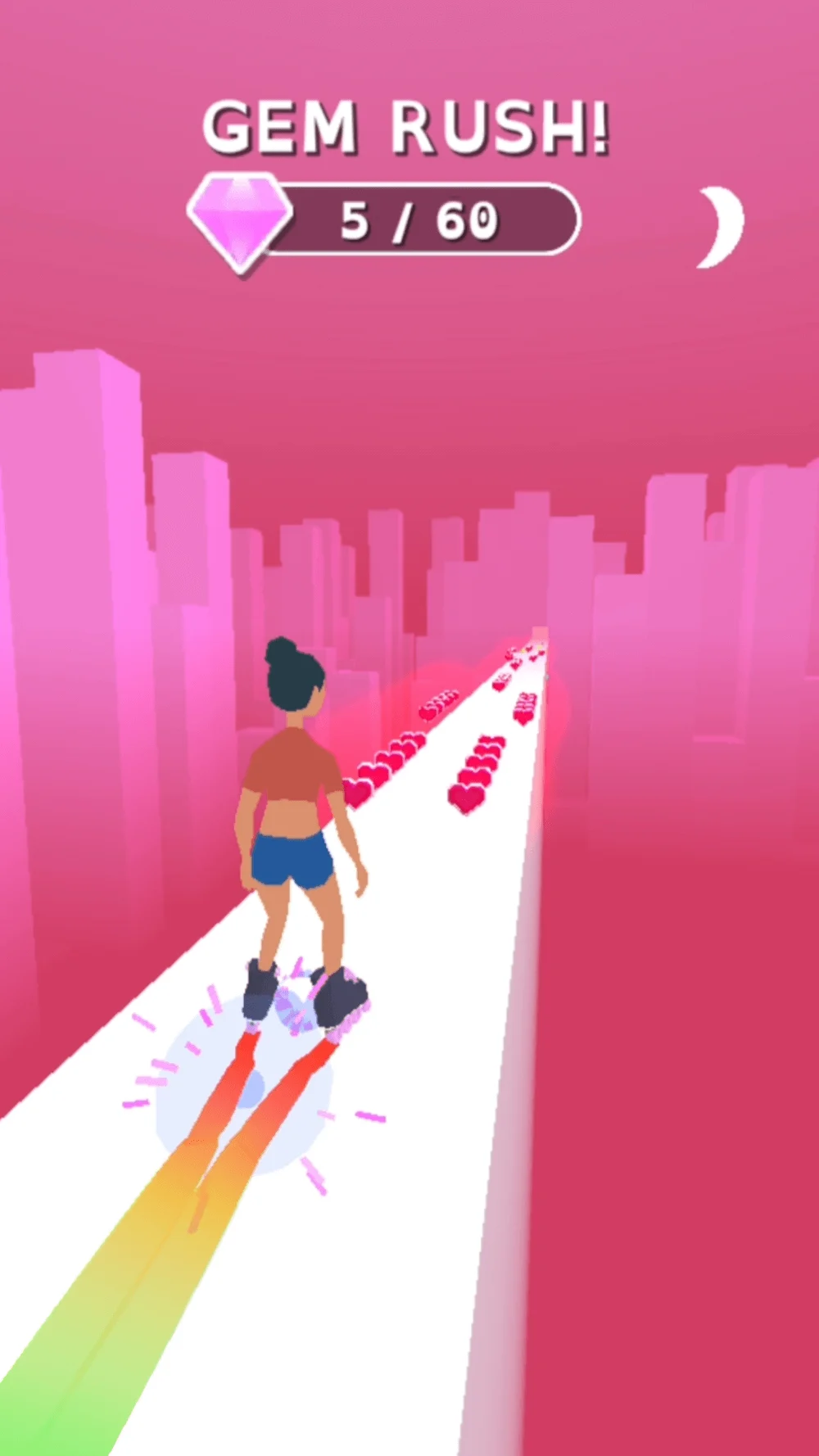 Sky Roller: Rainbow Skating screenshot 3