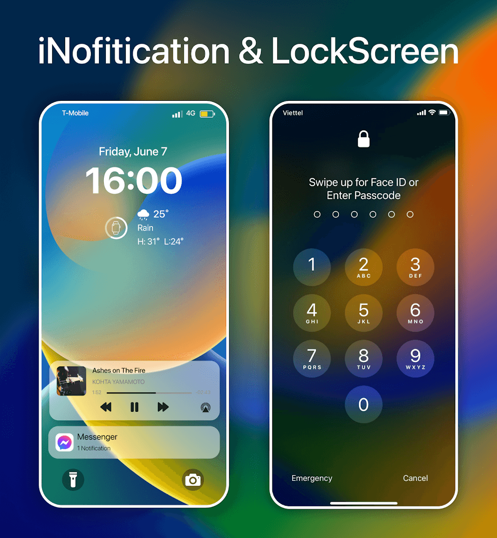 iLauncher gesture controls and animations