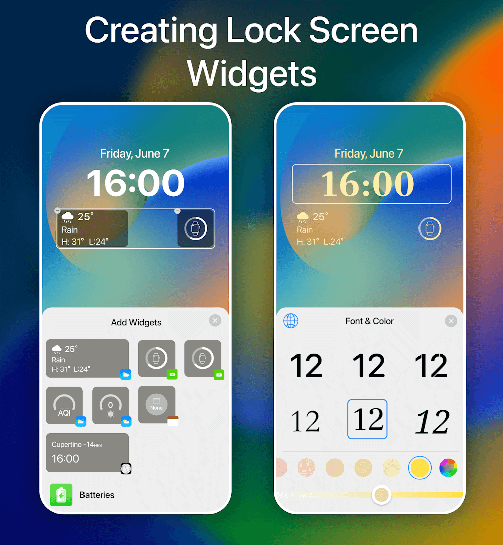 iLauncher icon and app drawer features