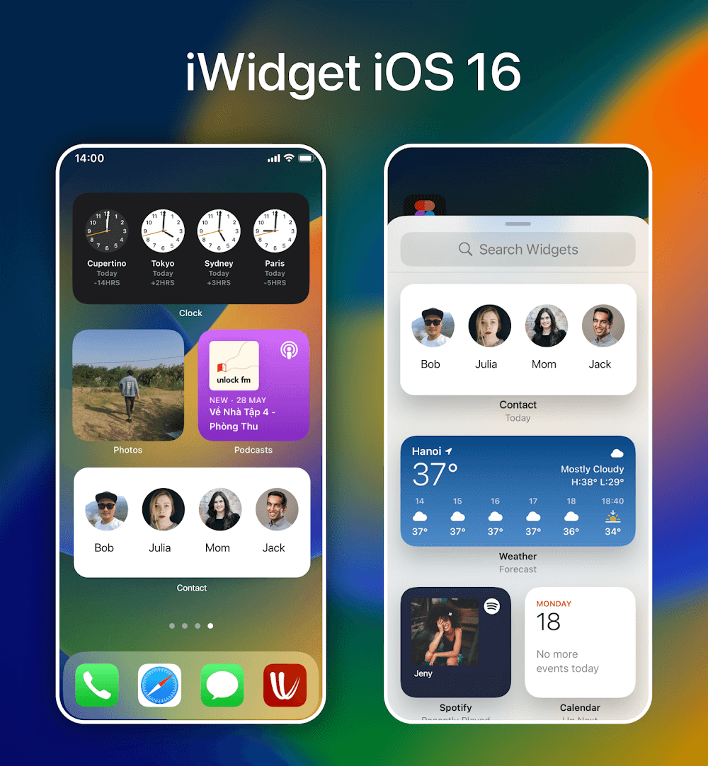 iLauncher dynamic island and notifications