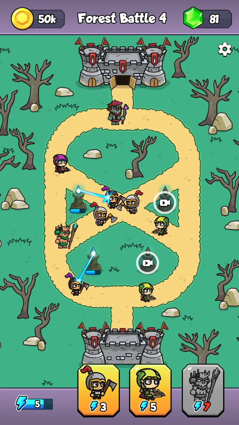 Royal Warriors: Art of War TD screenshot 2