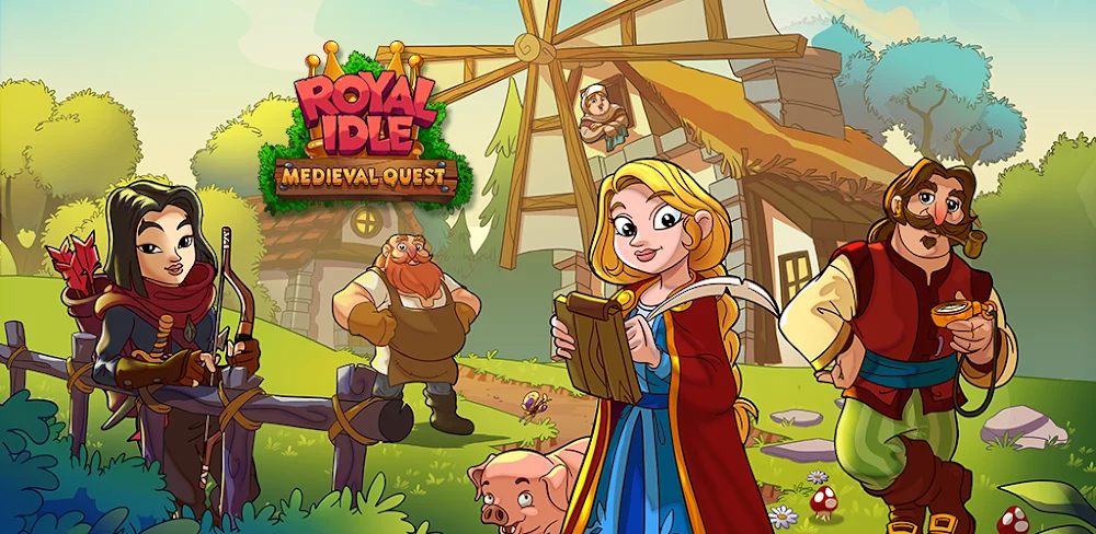 Royal Idle: Medieval Quest screenshot 1