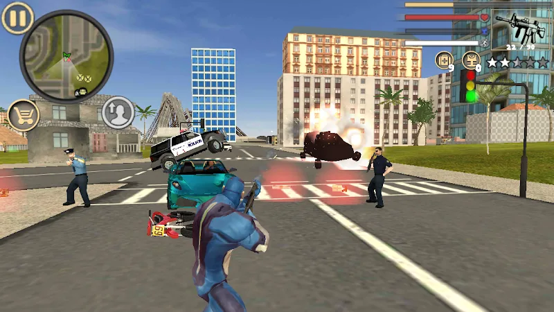 Rope Hero: Original screenshot 5