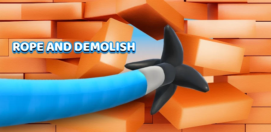 Rope and Demolish screenshot 1
