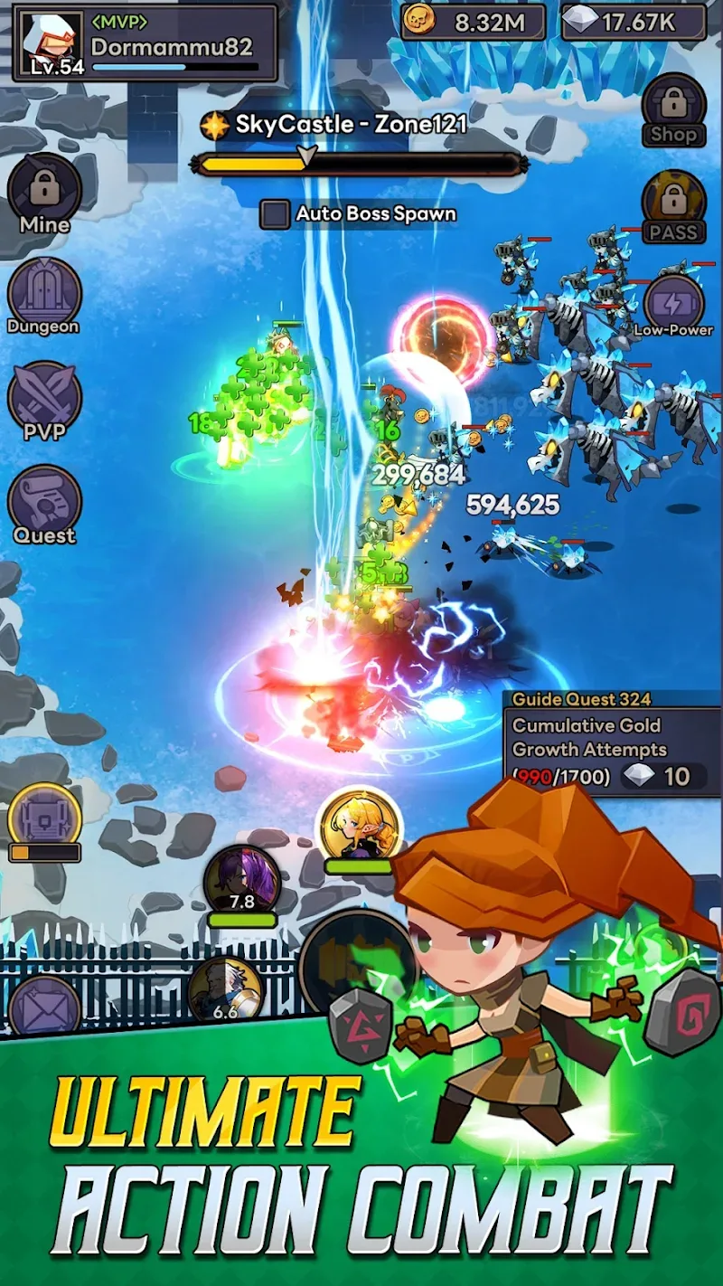 Self-Service Knight: Idle RPG screenshot 4