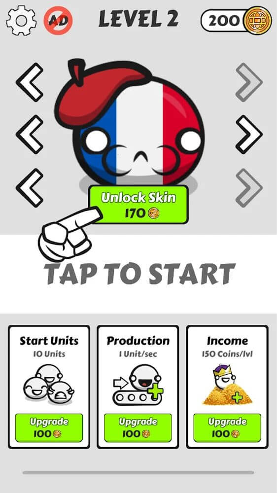 Country Balls Io: Battle Arena screenshot 3