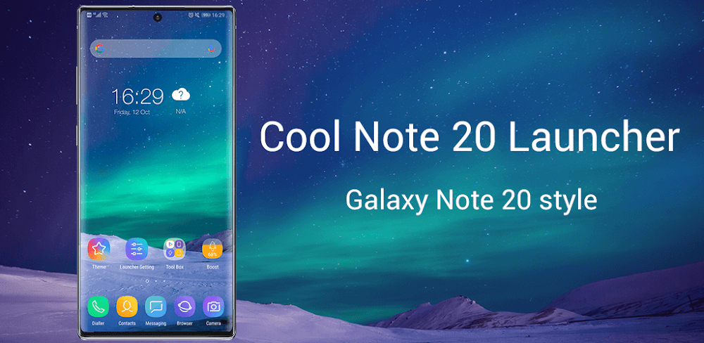Cool Note20 Launcher screenshot 1