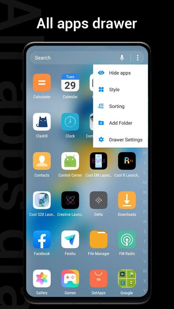 Cool EM Launcher screenshot 3