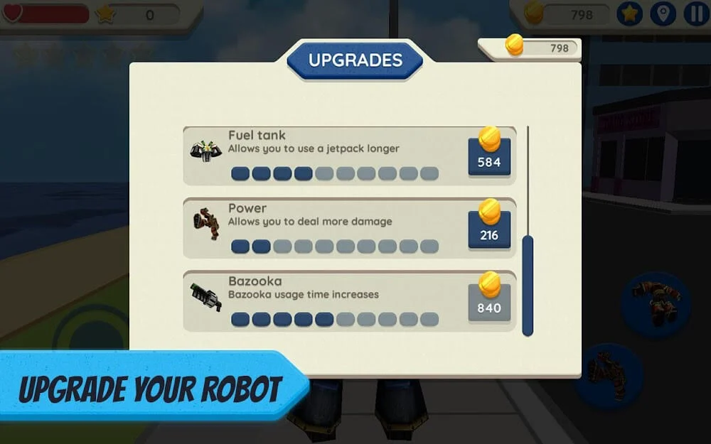 Robot Hero: City Simulator 3D screenshot 7