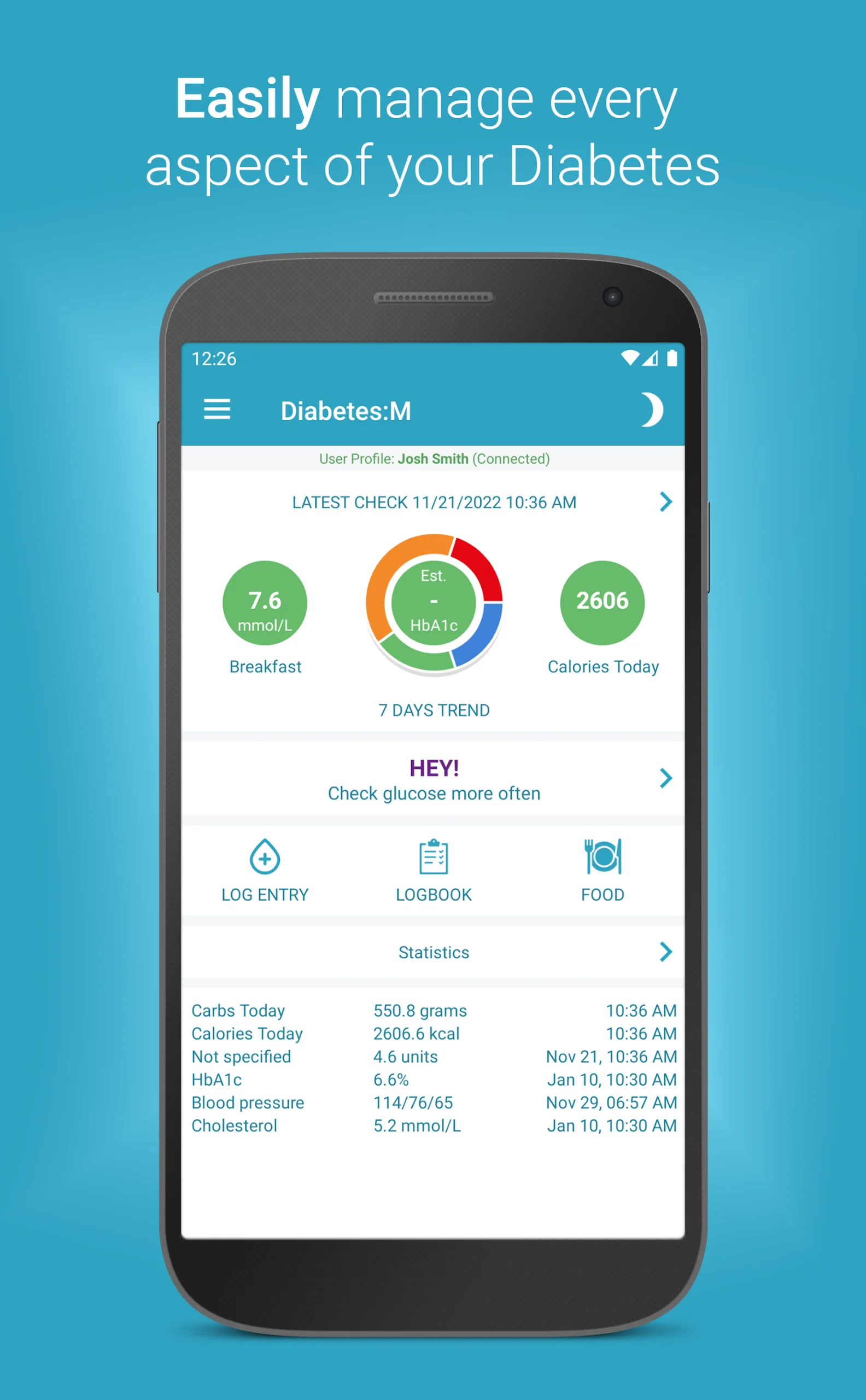 Diabetes:M - Blood Sugar Diary screenshot 5