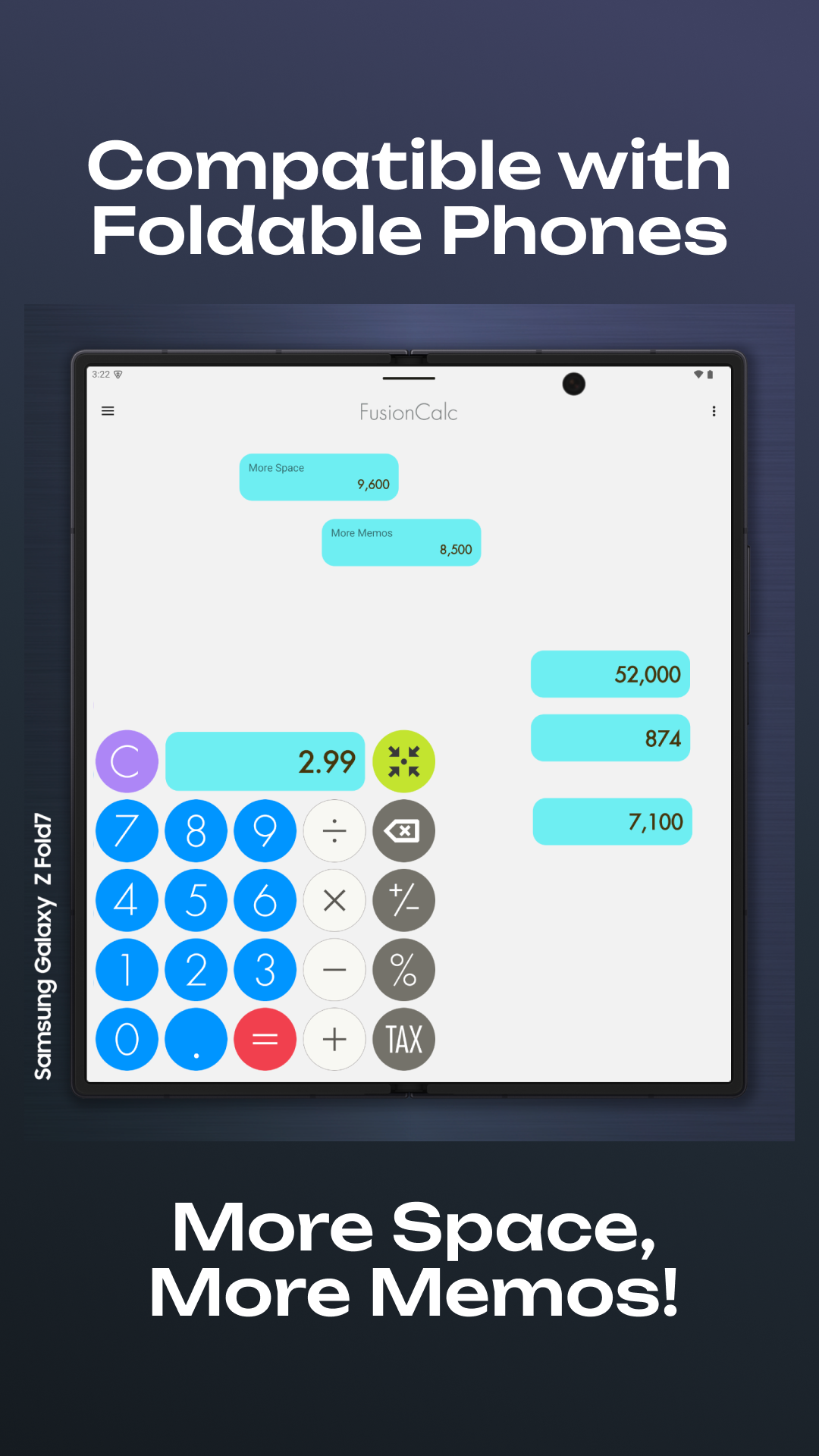 Memo Calculator - FusionCalc screenshot 3