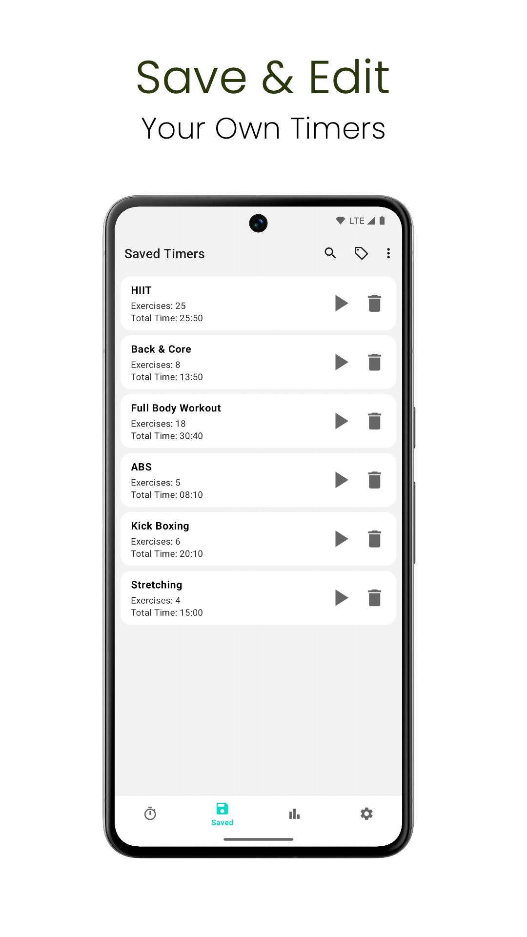 Interval Timer: Workout, HIIT screenshot 3