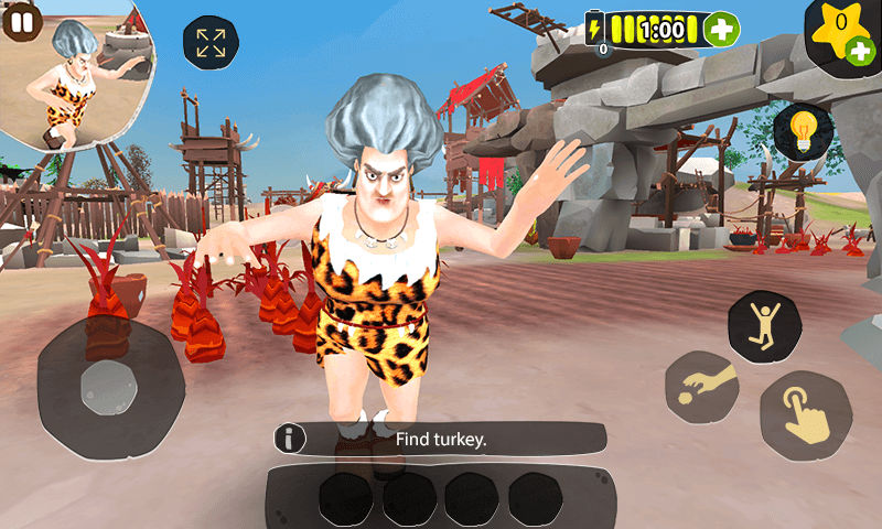 Scary Teacher Stone Age screenshot 4