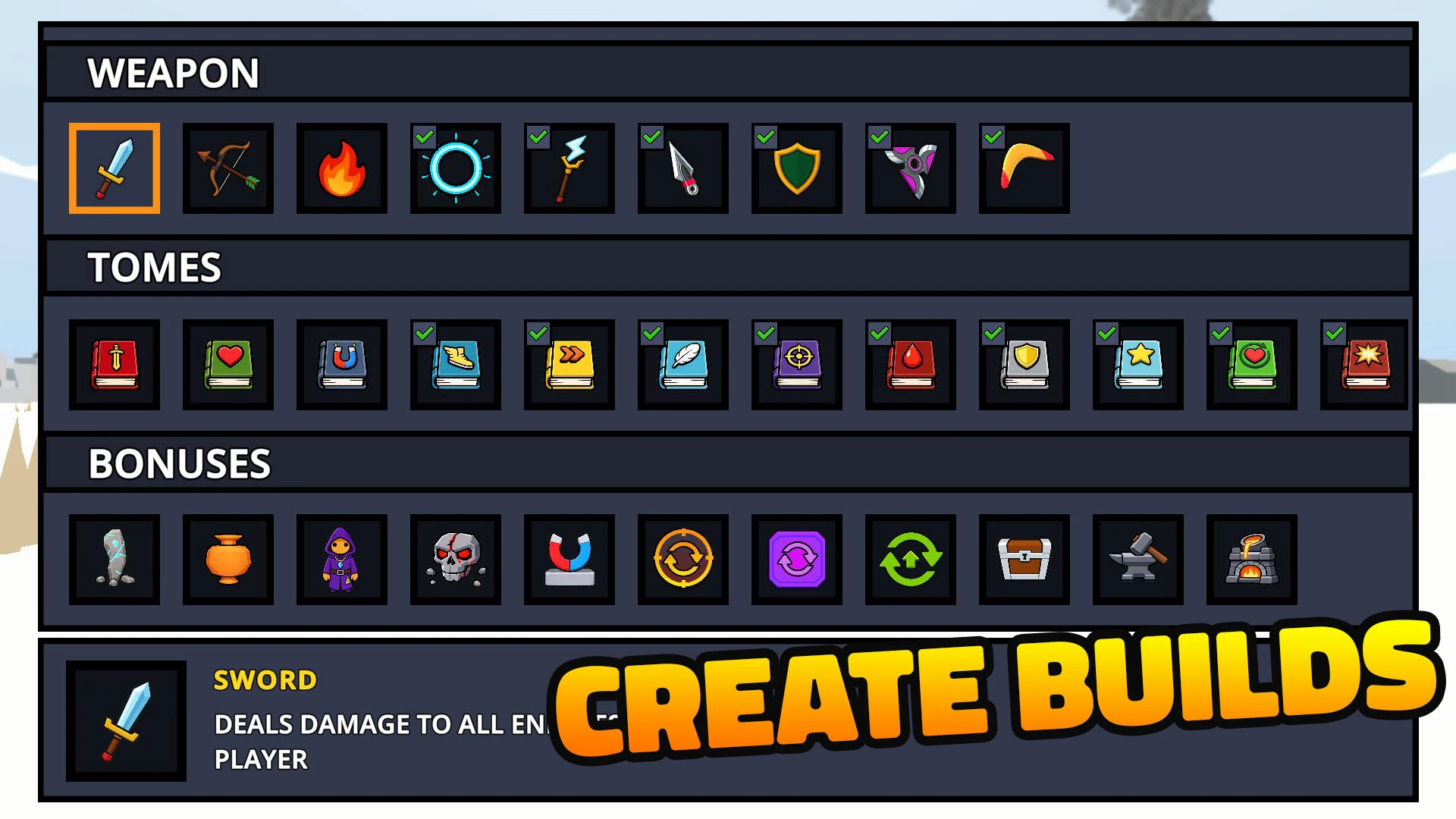 Bonk Survivor: Roguelike screenshot 2