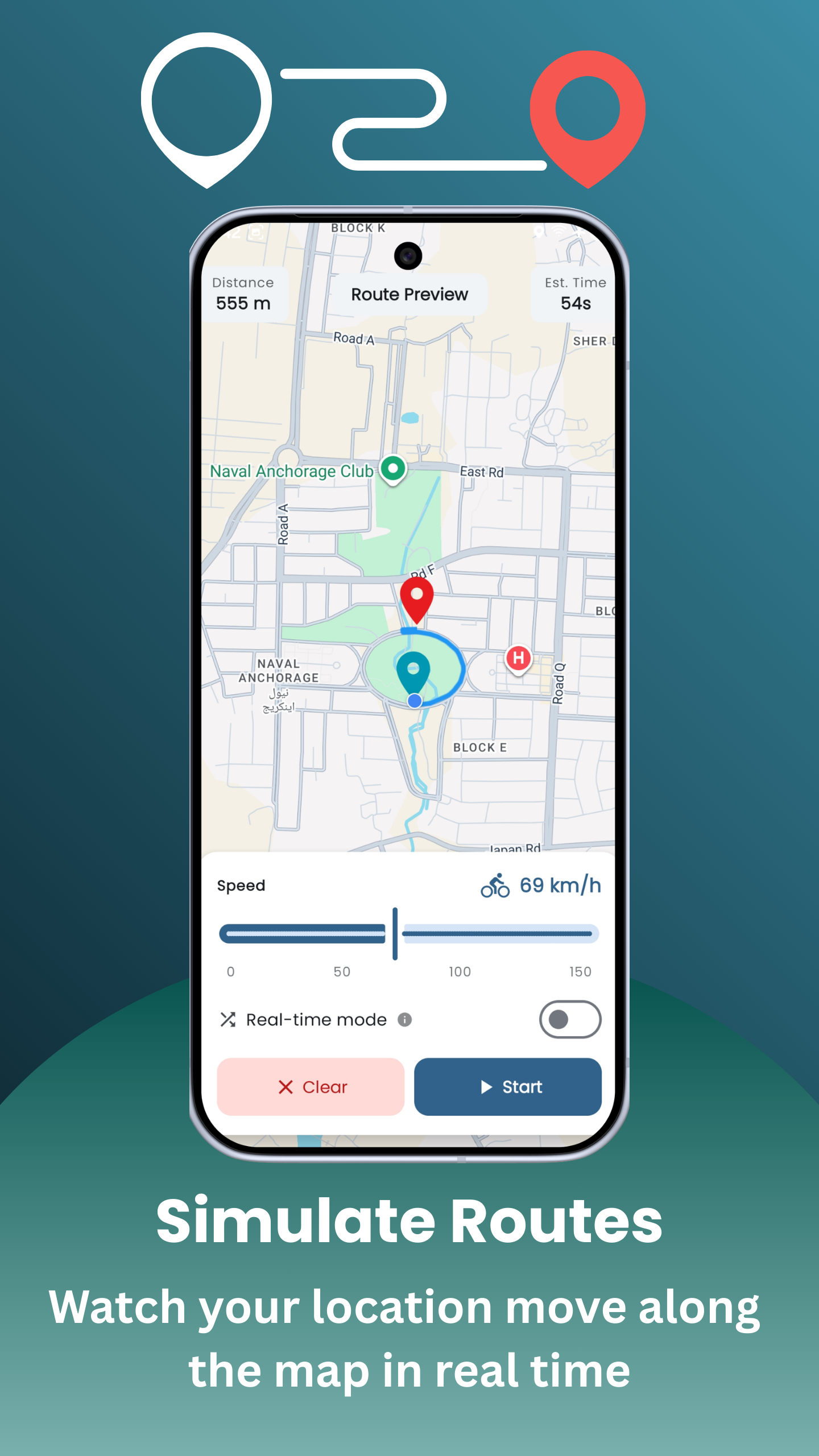 Mappr - Fake GPS Location screenshot 1