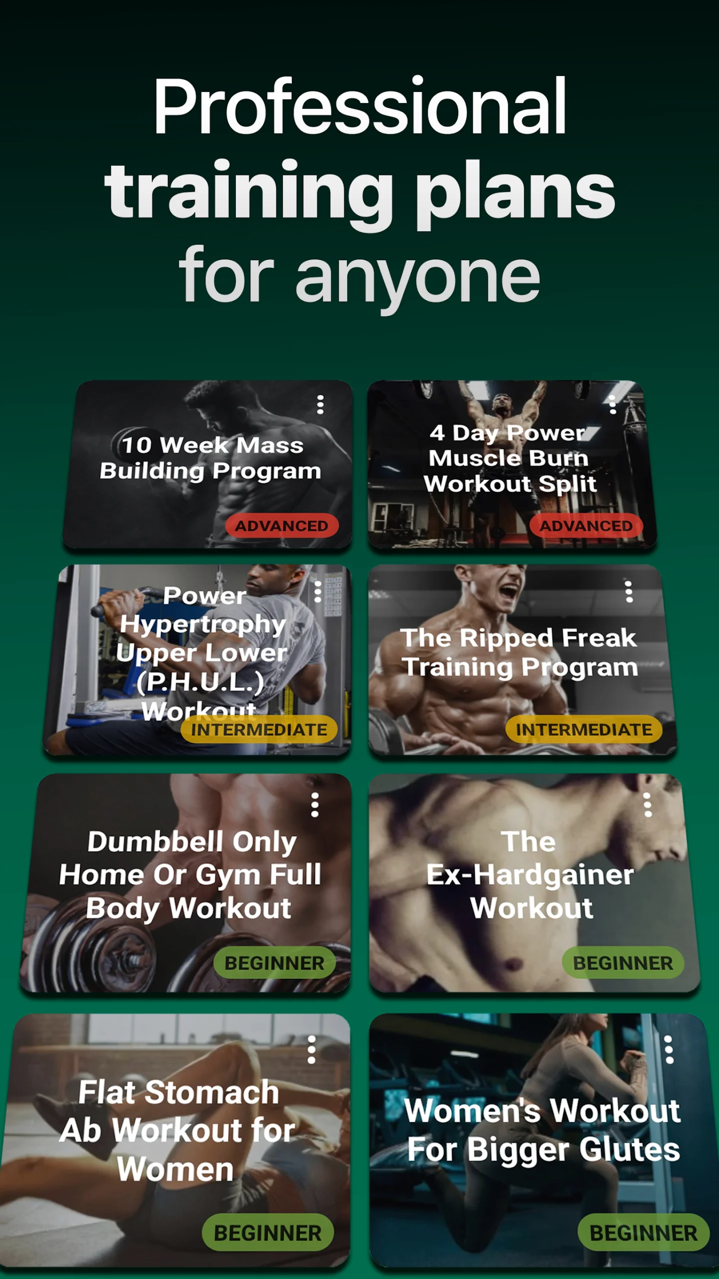 Workout Tracker - GymKeeper screenshot 1