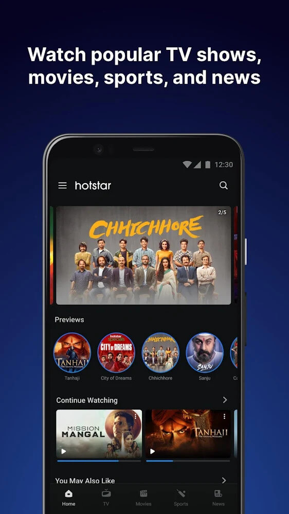 Hotstar screenshot 2