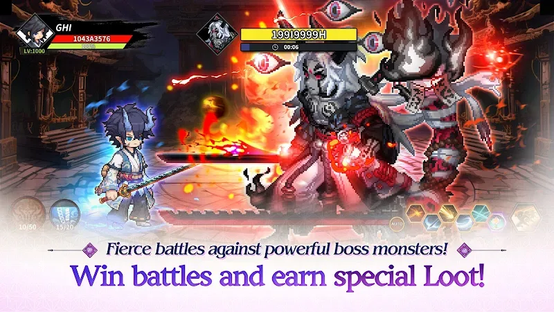 Screenshot 6: A collection of heroes.