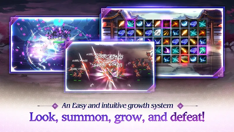 Screenshot 2: The hero upgrade screen.