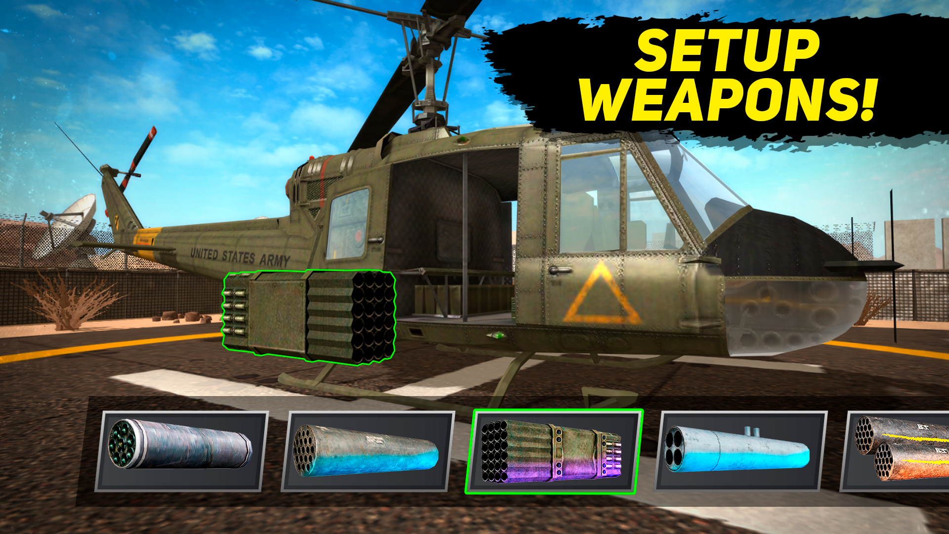 Desert Helicopter Strike 3D screenshot 1