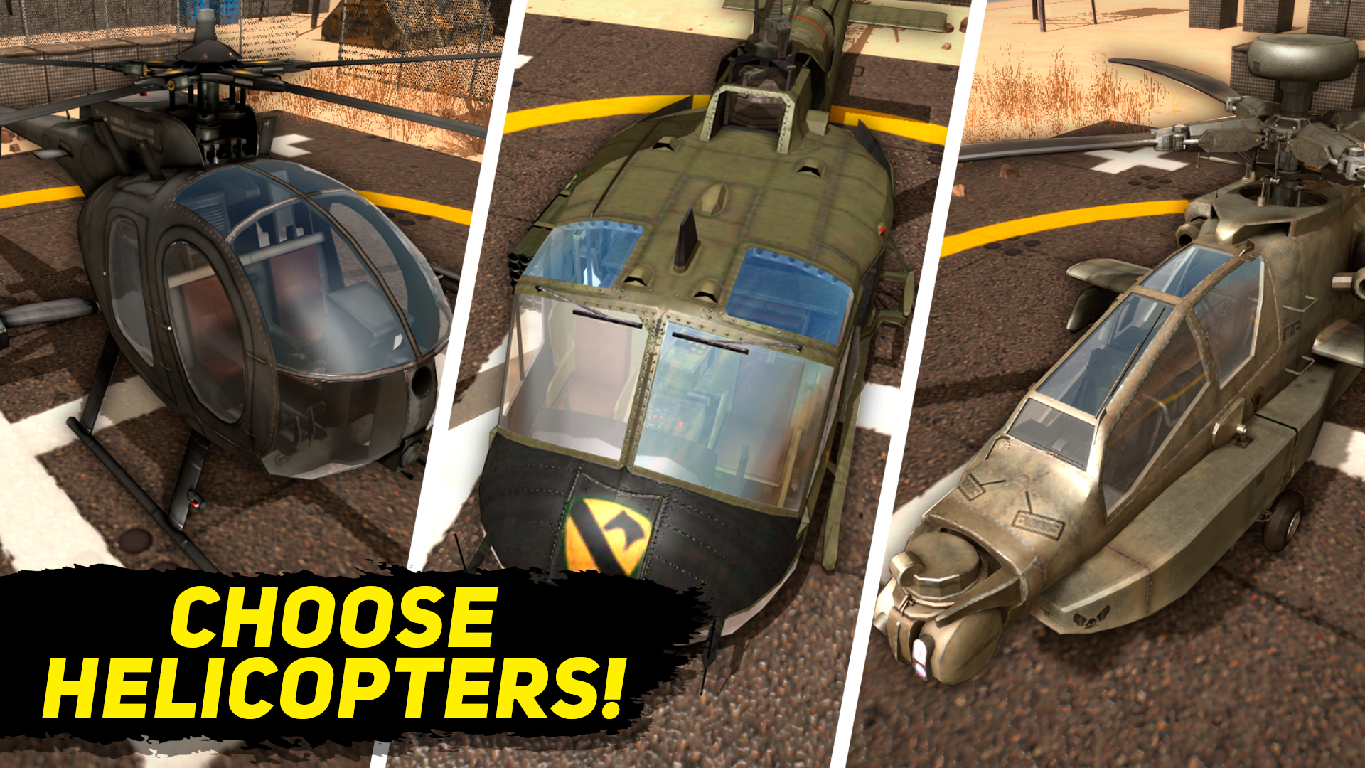 Desert Helicopter Strike 3D screenshot 3