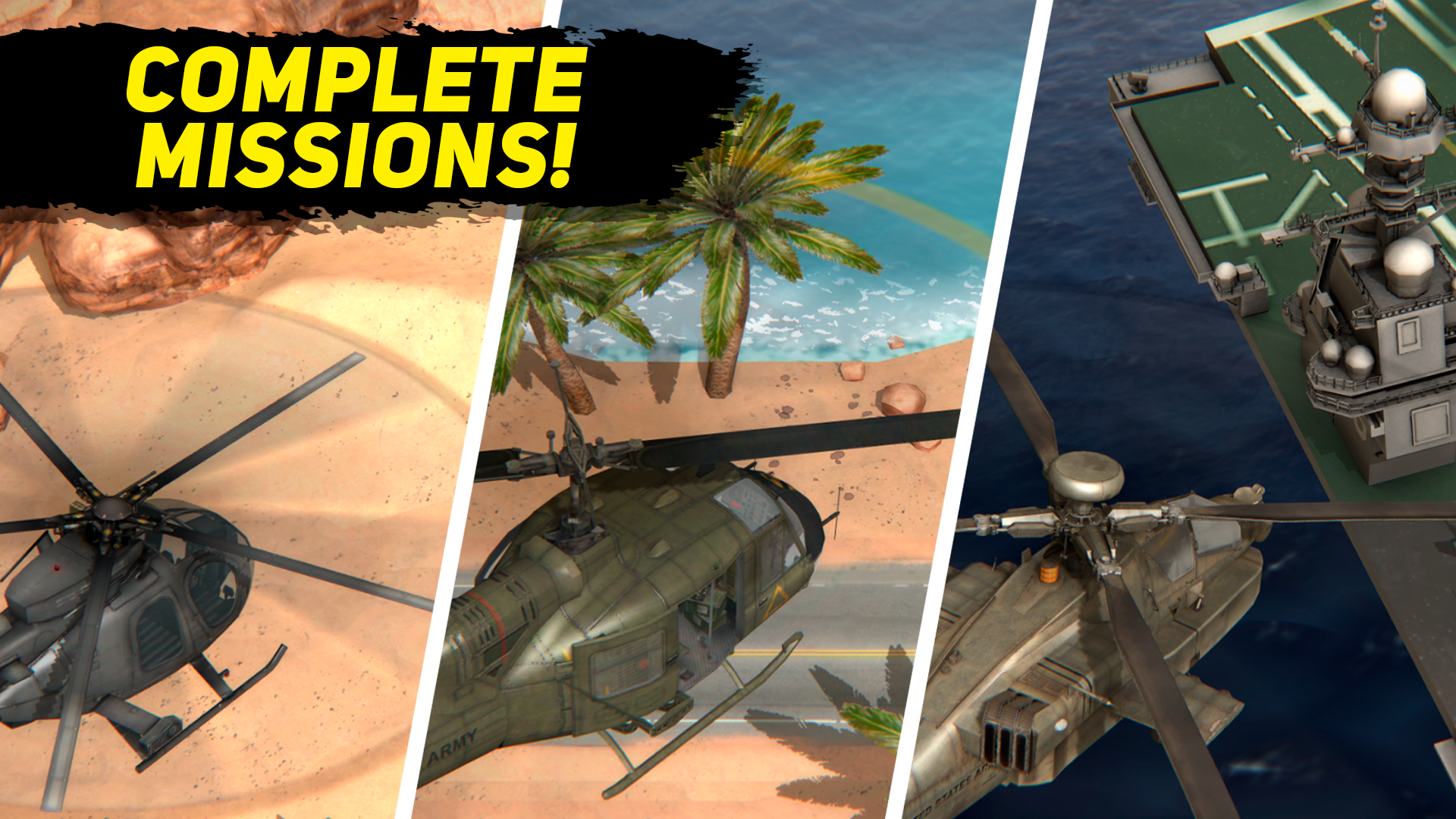 Desert Helicopter Strike 3D screenshot 4