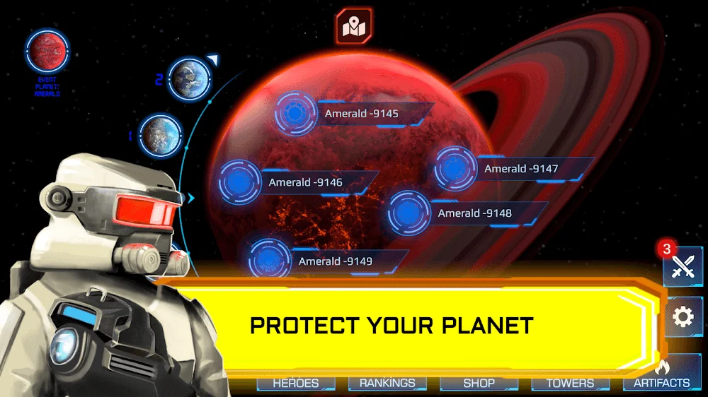 Planet TD Tower Defense Game screenshot 2