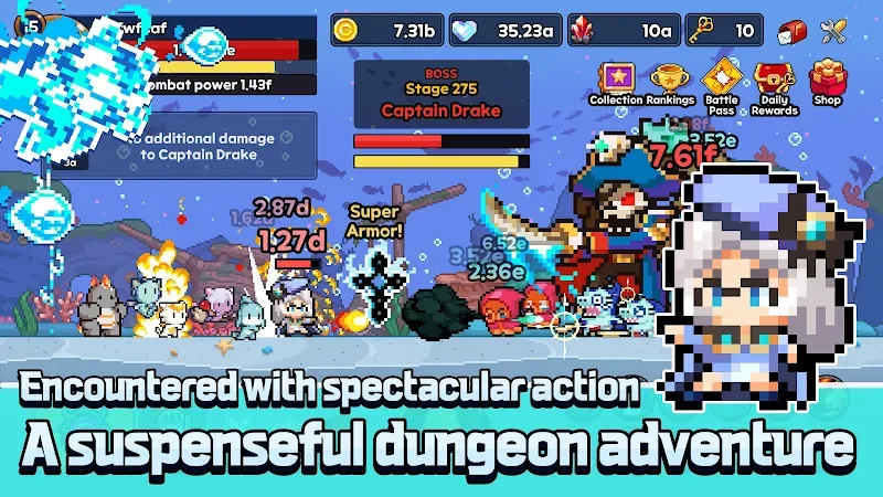 Pixel Dragon Knights: Idle RPG screenshot 4