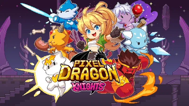 Pixel Dragon Knights: Idle RPG screenshot 2