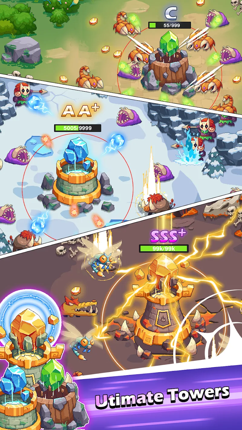 Pixel Defense: Idle TD screenshot 5
